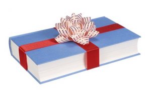 Gift wrapped book