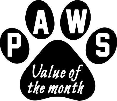 Icon of PAWS Value of the Month