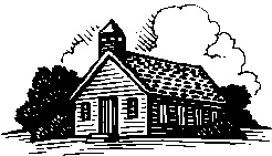 Old School House Illustration for Header