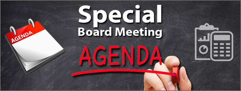 Special Board Meeting Notice