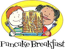 Pancake Breakfast with Cartoon Kids