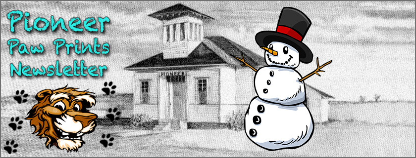 Newsletter Header with Snowman