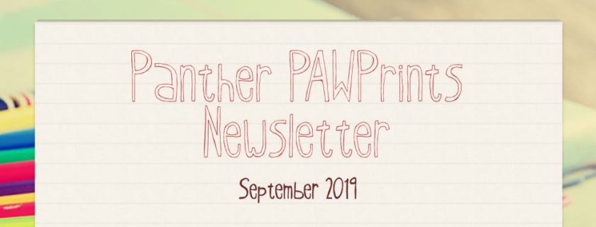 September 2019 PAWPrints Newsletter