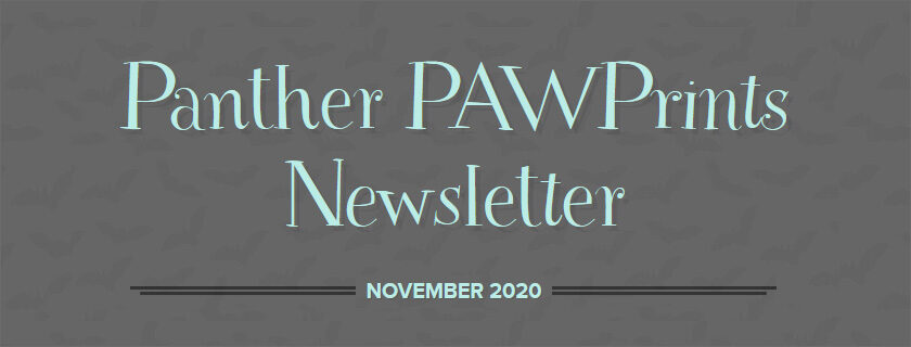 Panther PAWPrints November 2020 Newsletter