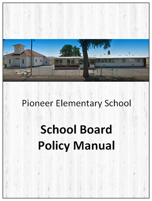 Pioneer School policy manual