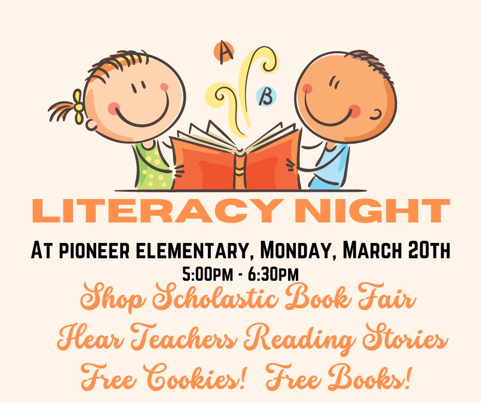 Literacy Night at Pioneer Elementary School