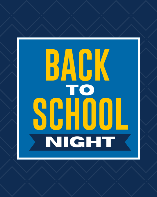 PVCA Back to School Night