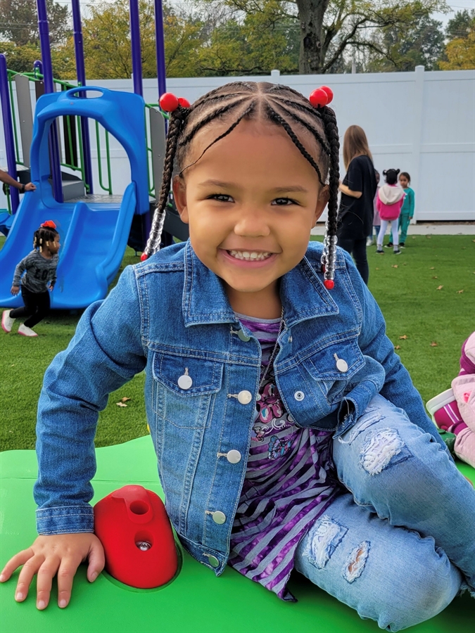 Preschooler with Big Smile