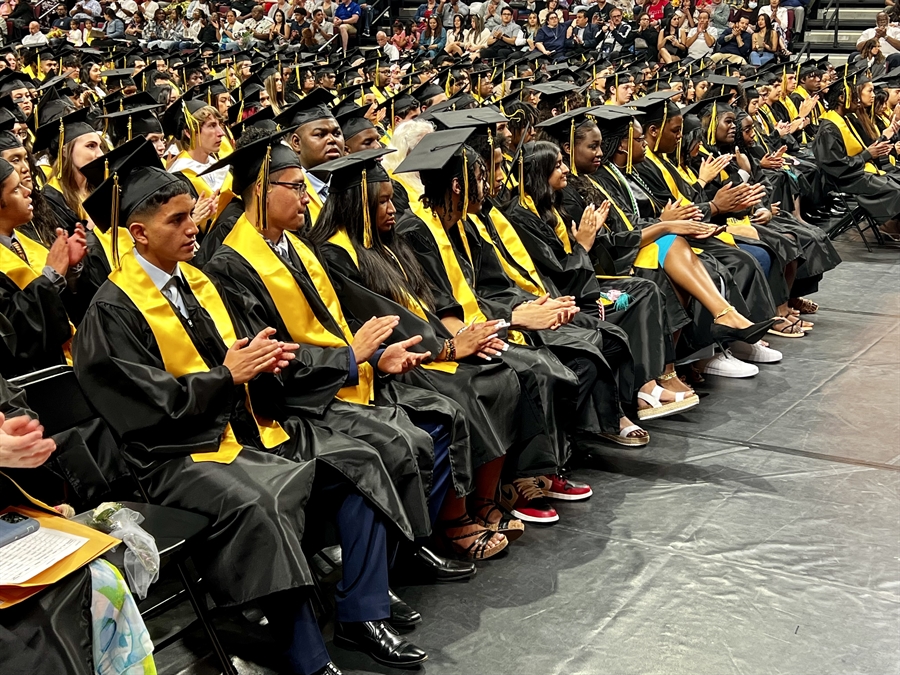 This is the image for the news article titled PHS celebrates 554 graduates in historic Class of 2023