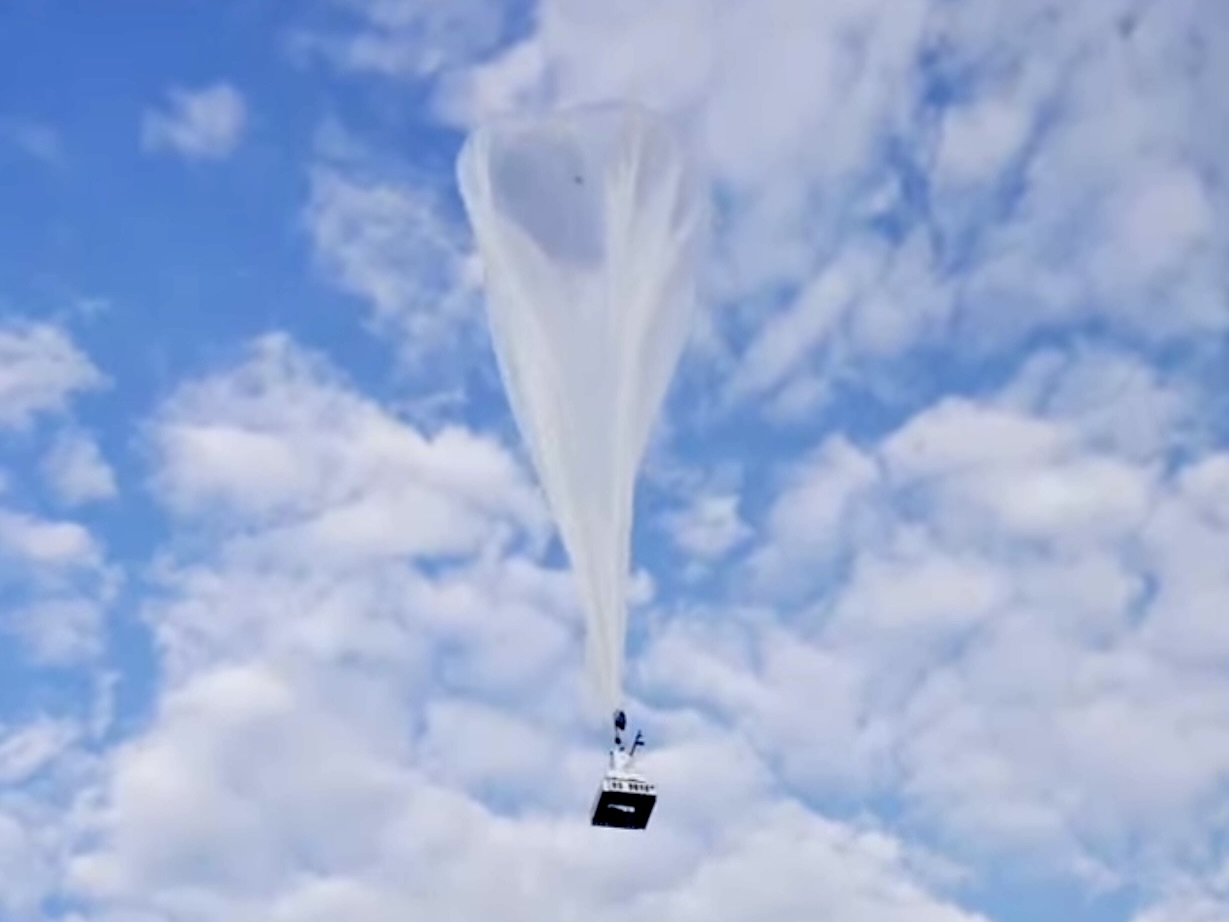 This is the image for the news article titled PHS engineers' experiment launches into stratosphere