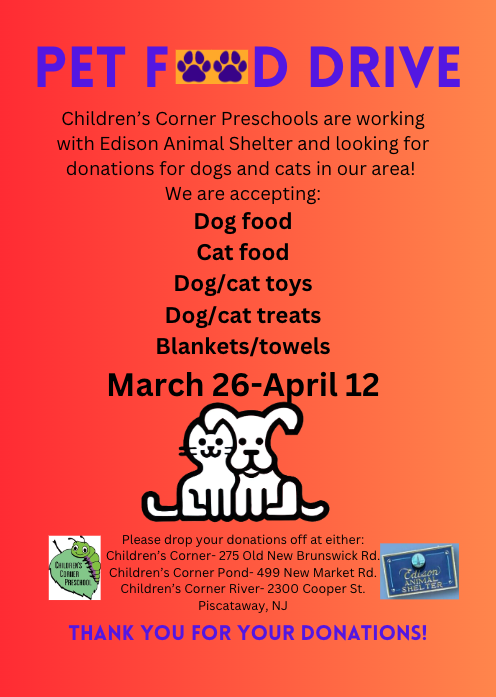 flier for pet food drive