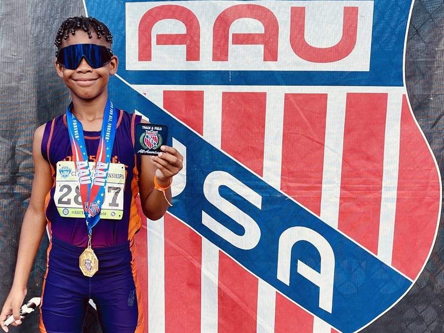 This is the image for the news article titled Arbor fifth-grader wins two gold medals at national championship