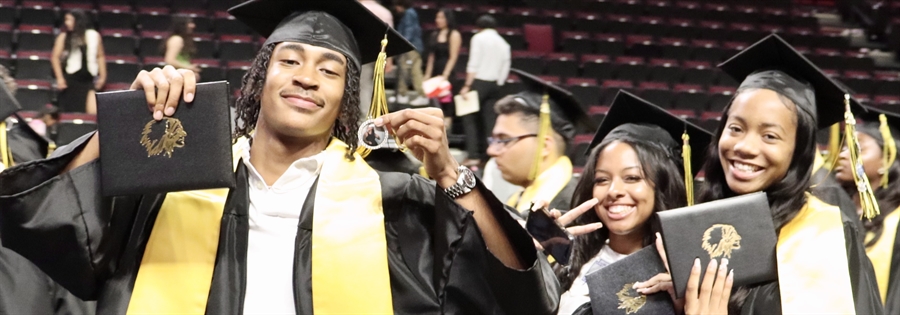 graduates celebrating