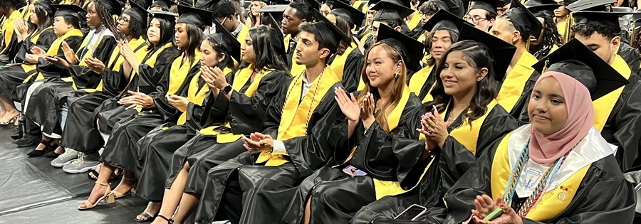 graduates front row