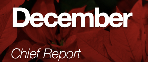 This is the image for the news article titled December Chief's Report