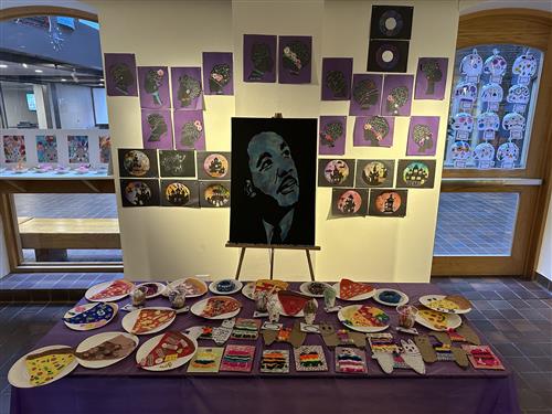  A collection of Warring Elementary students' art is on display at Vassar College.