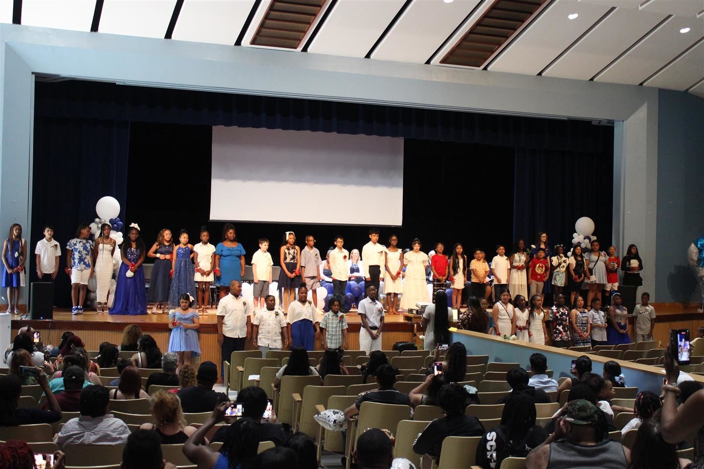 Clinton Elementary fifth graders perform &ldquo;Lift Every Voice and Sing."