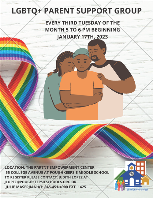 LGBTQ+ PARENT SUPPORT GROUP