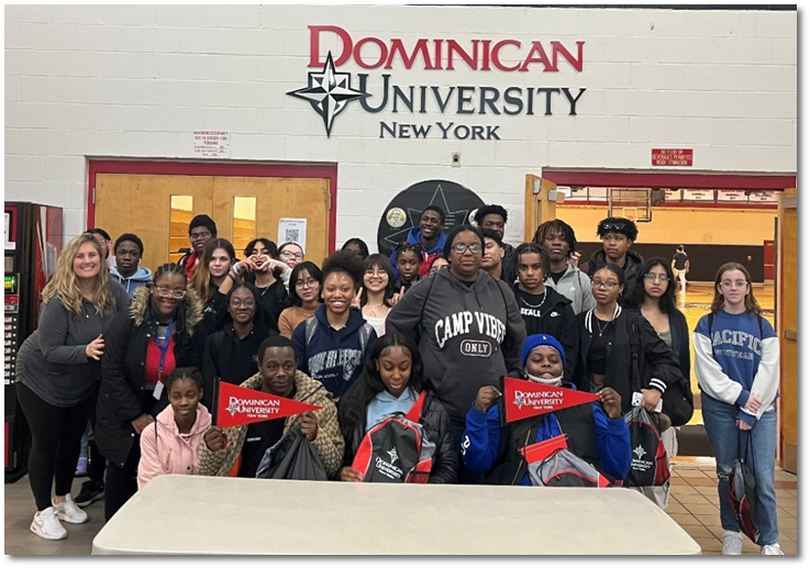 On Friday, Feb. 17, 2023, 31 PHS students took a tour of Dominican University in Orangeburg, New York.