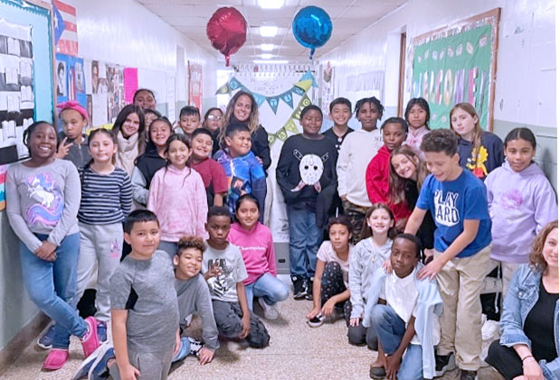  students at Krieger elementary  were the authors of their Realistic Fiction Party on Nov. 2, 2023