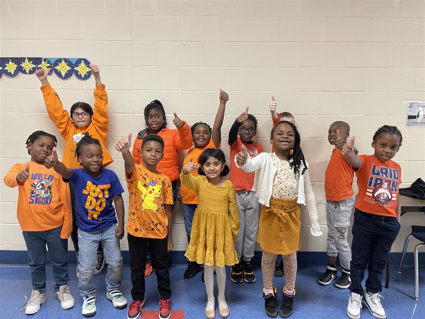  students wear orange for Unity Day