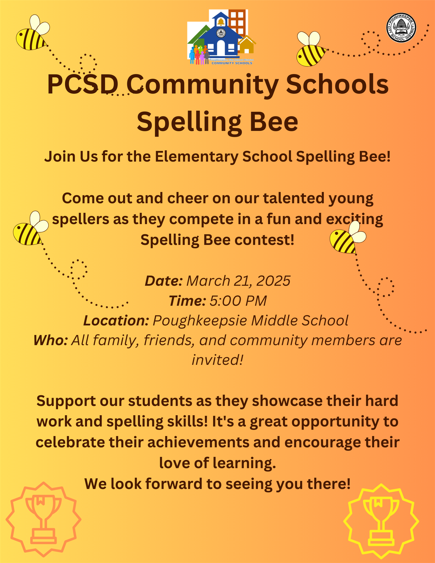  PCSD Community Schools Spelling Bee