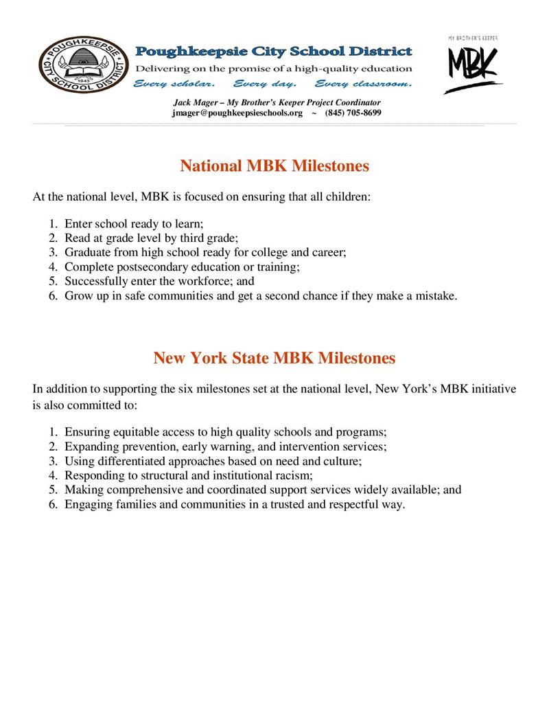 MBK Milestones 