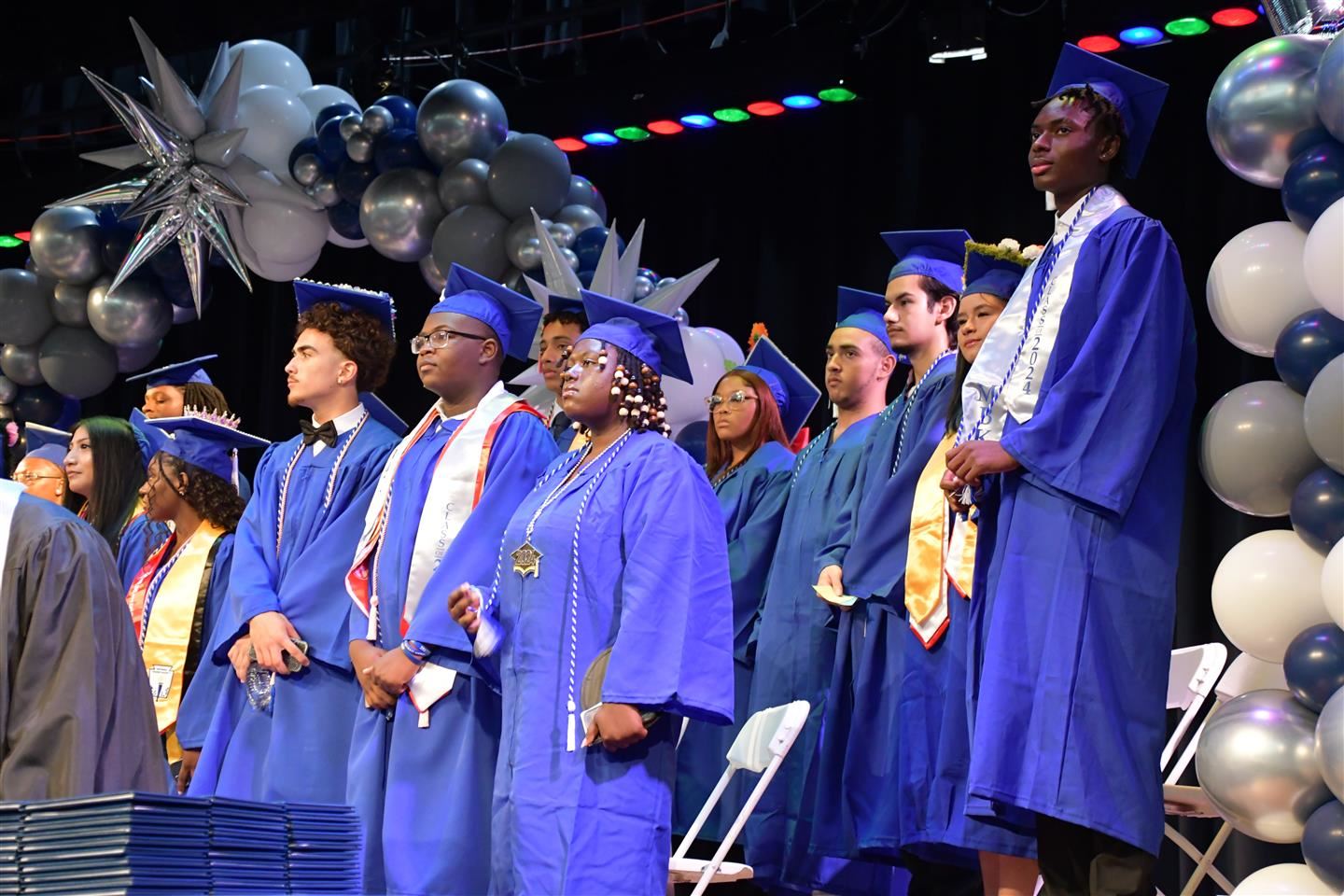 Students at Poughkeepsie High School's graduation