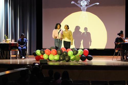 Hevenlie Miller and Drianny Tererro perform Whitney Houston&rsquo;s &ldquo;I Wanna Dance with Somebody,&rdquo;