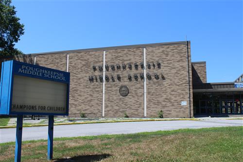 Poughkeepsie Middle School main entrance Poughkeepsie Middle School main entrance