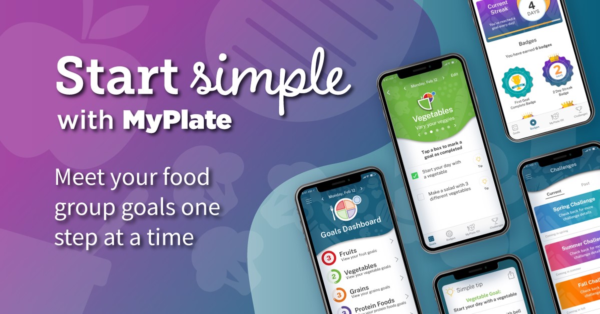 link to MyPlate App site