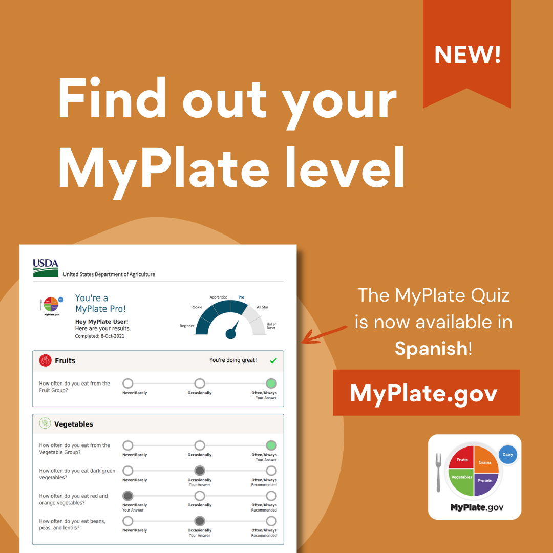 link to MyPlate quiz