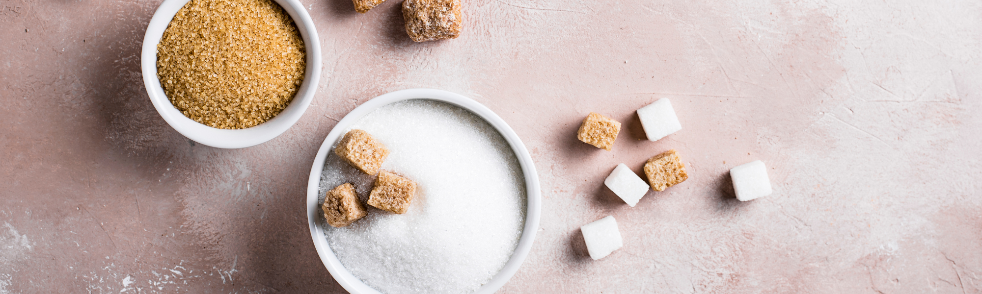 picture of different bowls of sugar