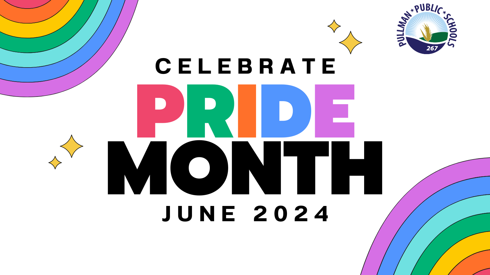 Pride Month decorative graphic