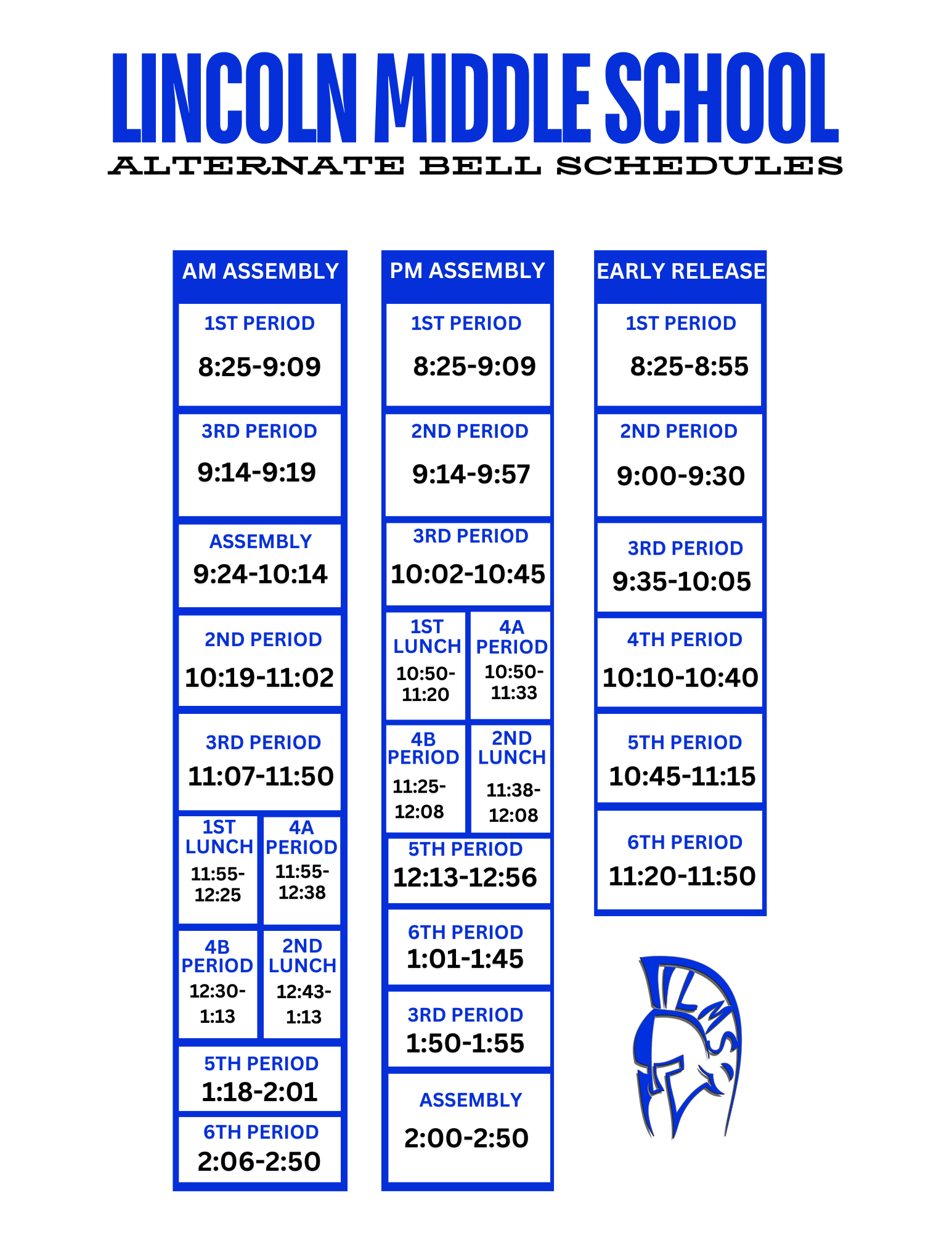 LMS Alternate Bell Schedule