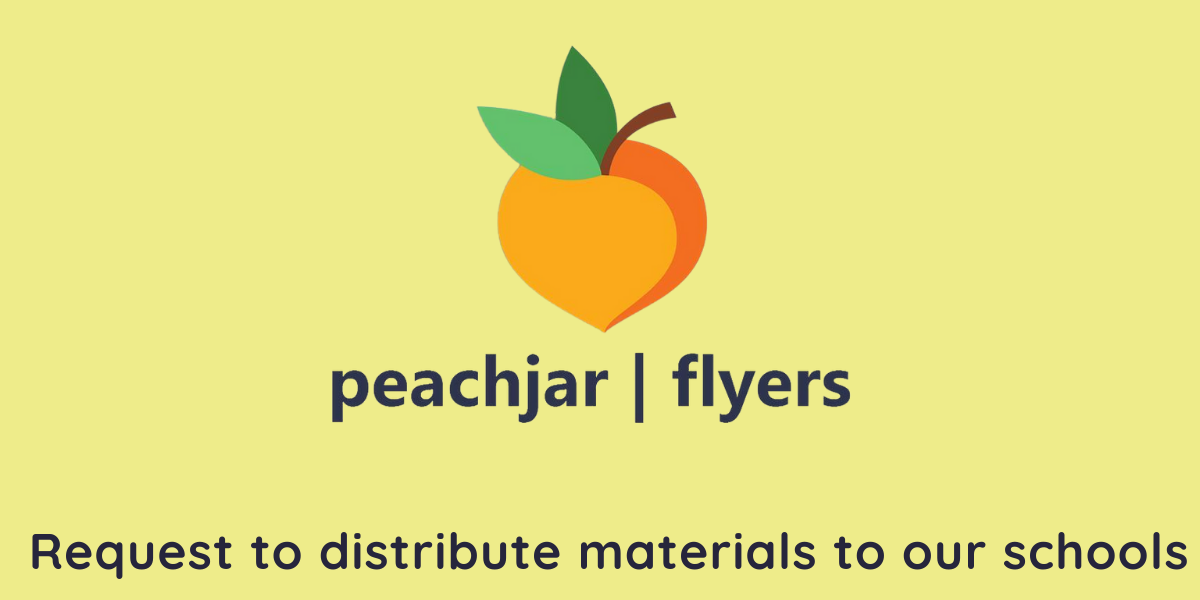 peach jar - flyer distribution