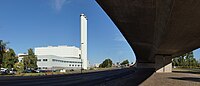 Heizkraftwerk Nossener-Brücke mit Hochstraße