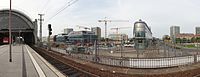 Bahnhofsvorplatz Dresden mit Prager Spitze