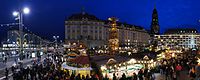 Striezelmarkt auf dem Dresdner Altmarkt