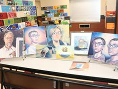Student Art Display