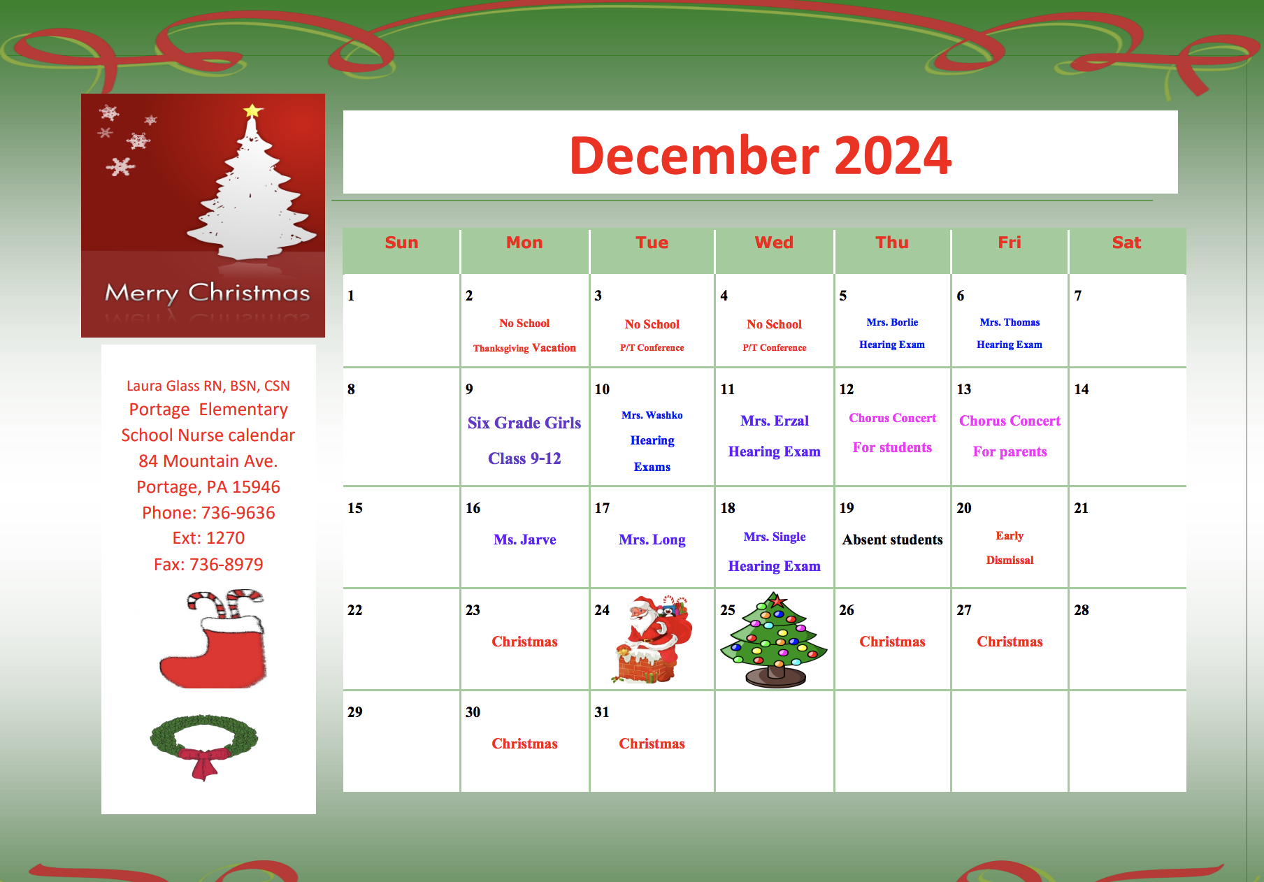 December Calendar