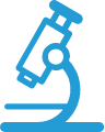 Blue microscope