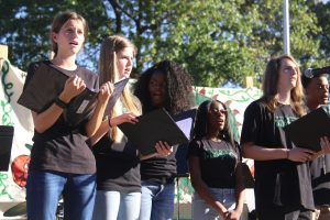 Student singers at Fall Festival