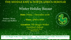 Winter Bazaar Poster