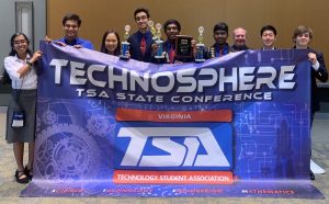 Students at Competition