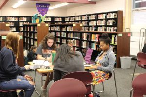 Students in the Library