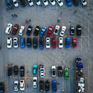 Cars in Parking Lot