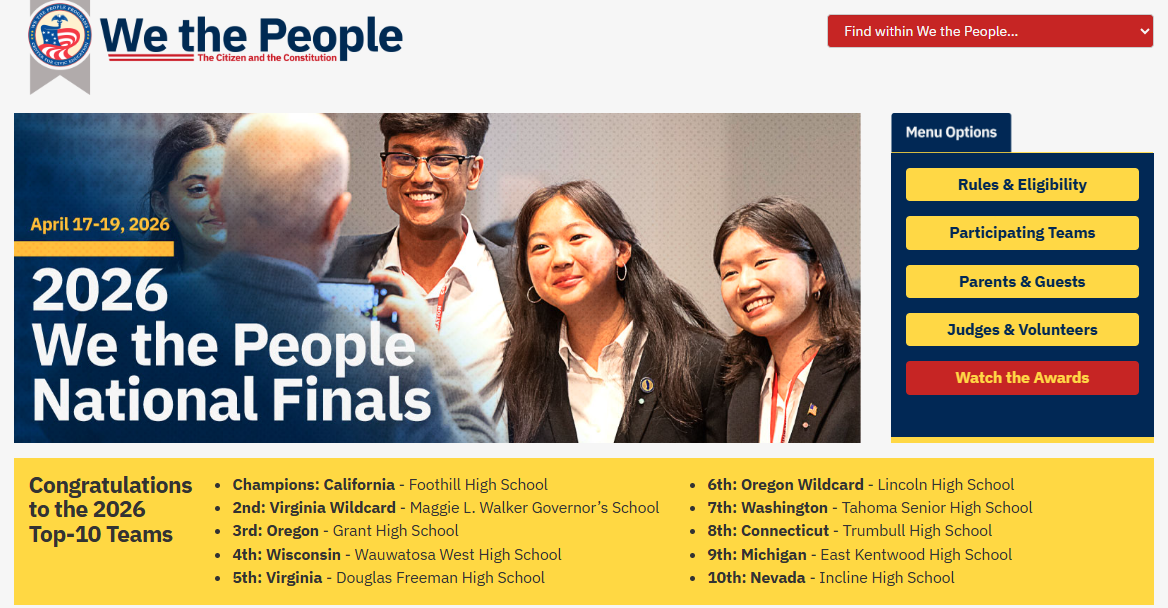 We the People 2026 Nationals
