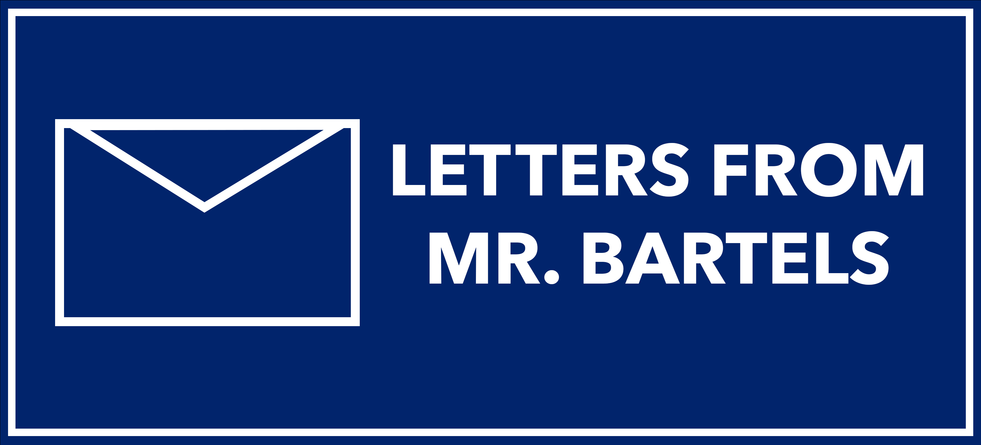 Letters from Mr. Bartels