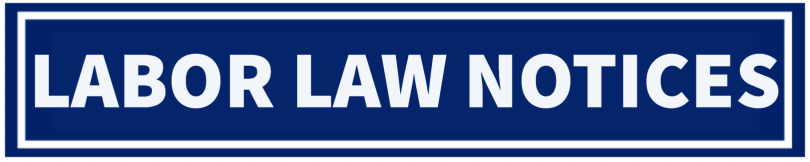 Labor Law Notices